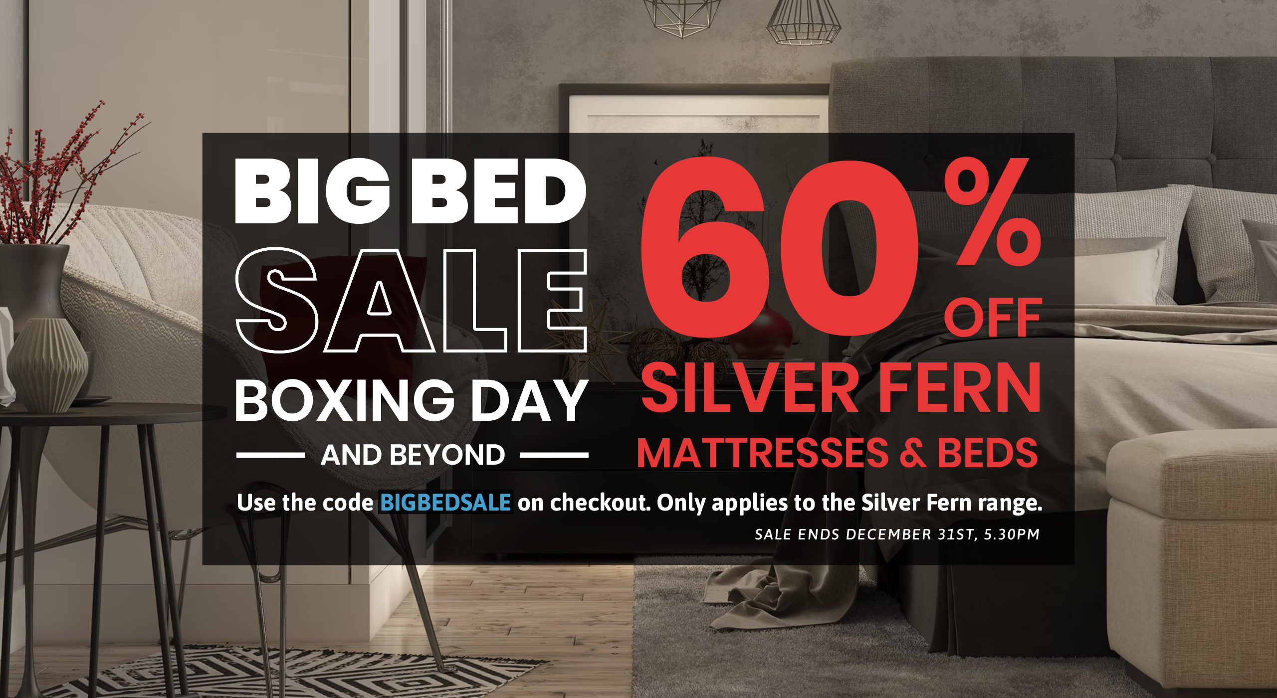 BIG BED BOXING DAY SALE